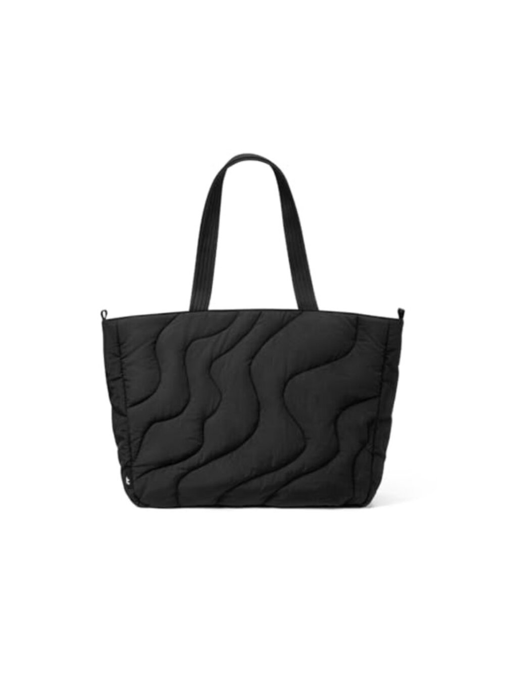 Puffer Laptop Tote Bag with Padded Compartment Fits 16-Inch Recycled Fabric